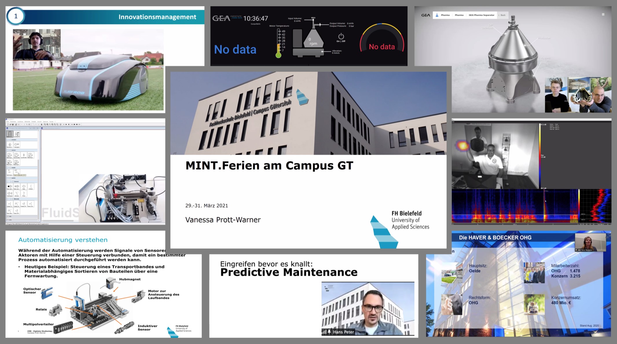 Collage Bericht Tanja Hage